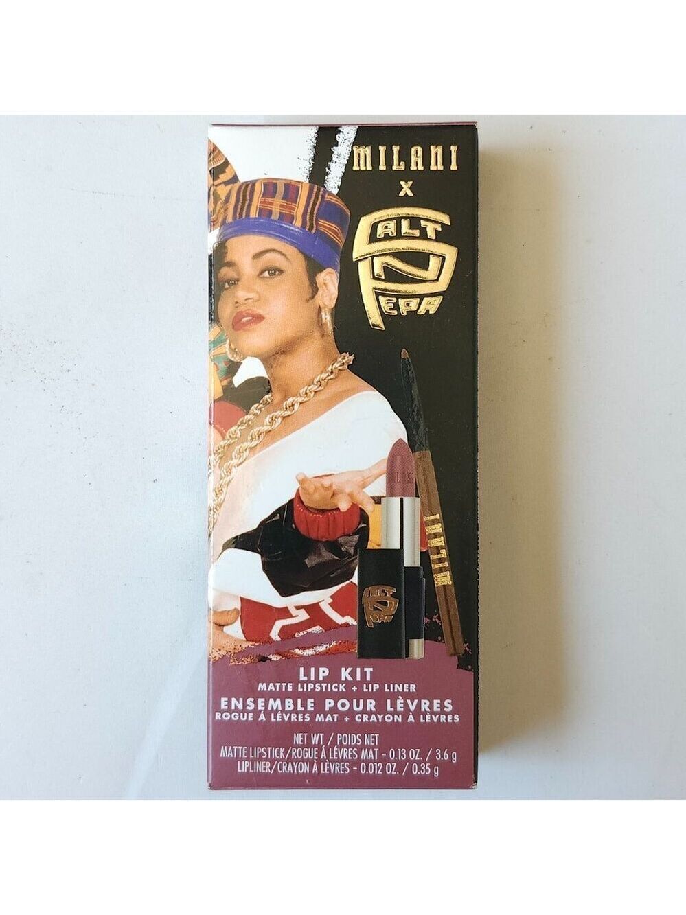 MILANI X SALT-N-PEPA LIP KIT Matte Lipstick BNIP Lipliner and Lipstick